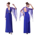 modré plesové společenské šaty Saphire  M