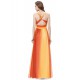 ombre oranžovo-žluté dlouhé společenské šaty Tina S